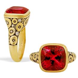 Alex Sepkus 18k and Pink Tourmaline Orchard Ring