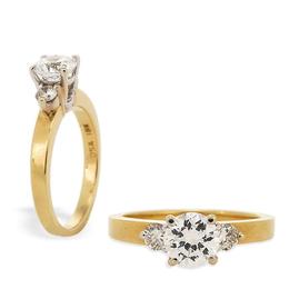 18k Yellow Gold Engagment Ring