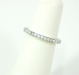 18k White Gold Eternity Diamond Band