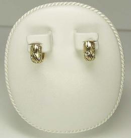 Alex Sepkus 18k Huggy Style Earrings w/ Diamonds