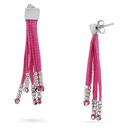 Calgaro Pink Sterling Silver Earrings