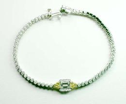 Charles Krypell Platinum18k and Diamond Bracelet