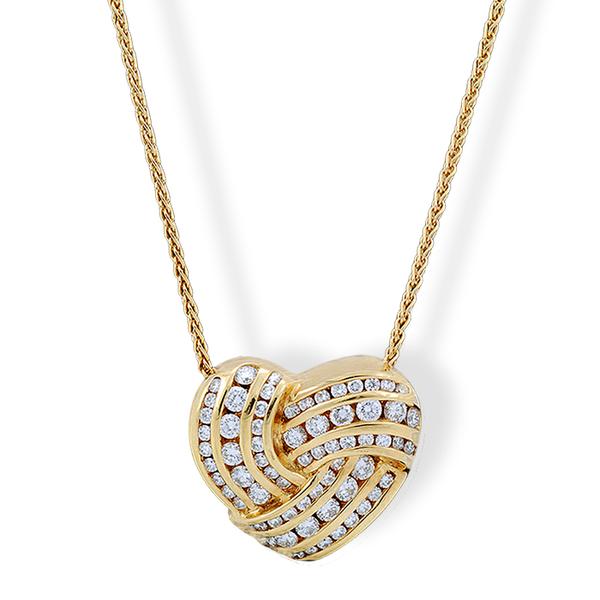 Charles Krypell 18k and Diamond Heart Locket