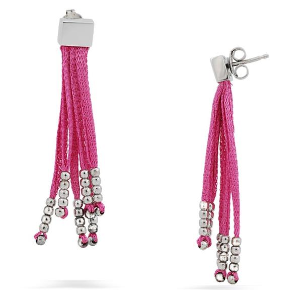 Calgaro Pink Sterling Silver Earrings