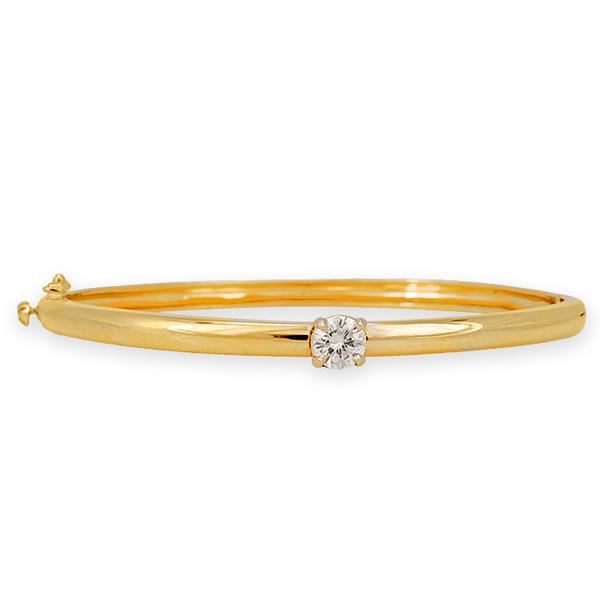 14k Yellow Gold and Diamonds