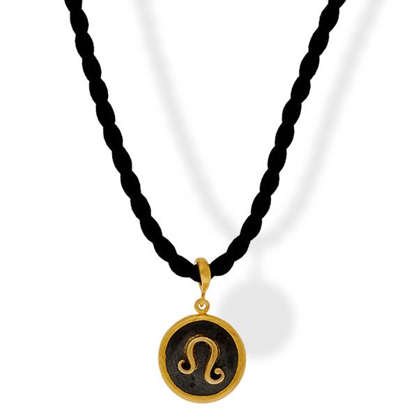 Yossi Harari 24k Gold Leo Pendant