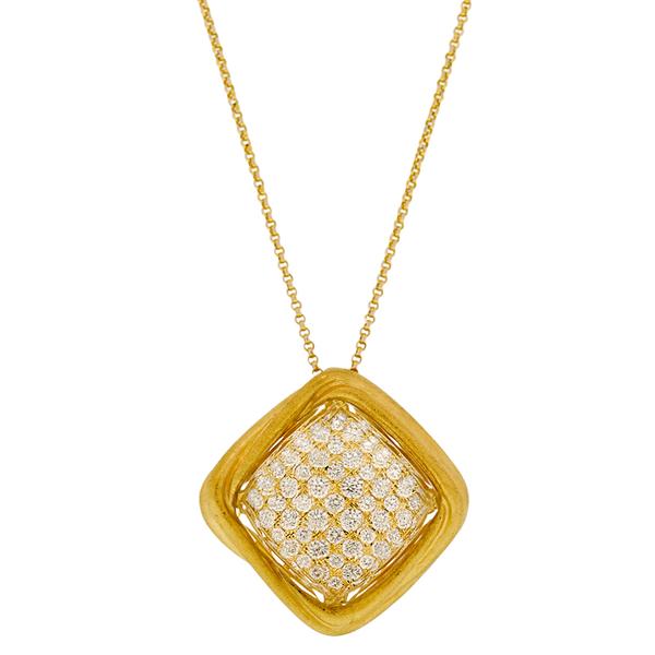 PAVE' DIAMOND NECKLACE