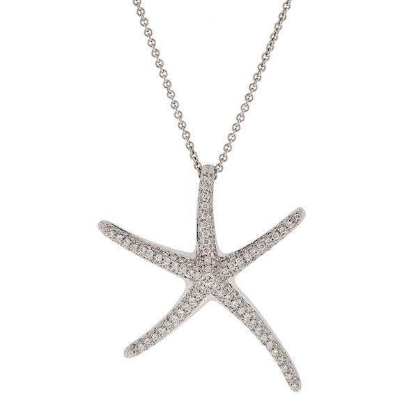 Crivelli Large 18k and Diamond Starfish